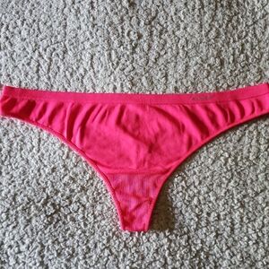NWOT Aerie Logo Smooth Seamless Thong Panty